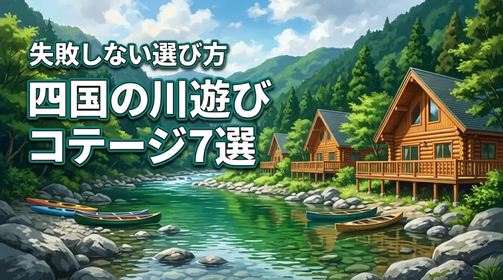 四国で川遊びが楽しめるおすすめコテージ7選！失敗しない選び方のコツも紹介