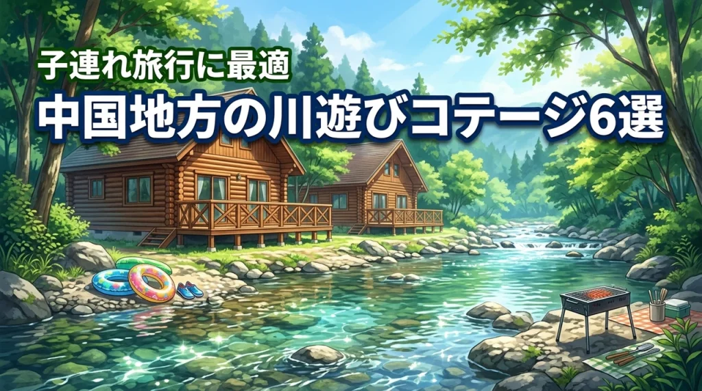 中国地方の川遊びにおすすめのコテージ6選！子連れ旅の宿泊先決定版